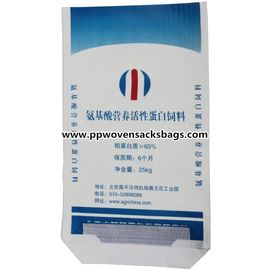 Porcellana Sacchi di carta stampati di Multiwall dell'alimentazione della proteina del polipropilene all'ingrosso per l'imballaggio del cemento fornitore