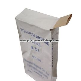 Porcellana La valvola durevole della carta kraft Ha sigillato i sacchetti/sacchi della valvola per l'imballaggio del biossido di titanio fornitore