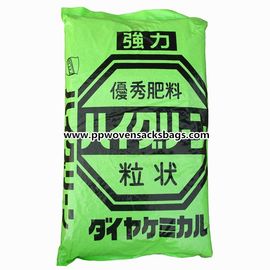 Porcellana Borse d'imballaggio ecologiche del fertilizzante della borsa laminate BOPP, sacchi tessuti pp verdi fornitore