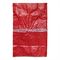 Sacchi rossi su misura insacca tessuti pp/25kg pp per l'imballaggio delle palline di plastica/alimento/prodotto chimico fornitore